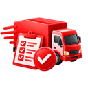Delivery approval screen
